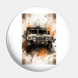 US Military Humvee Pin