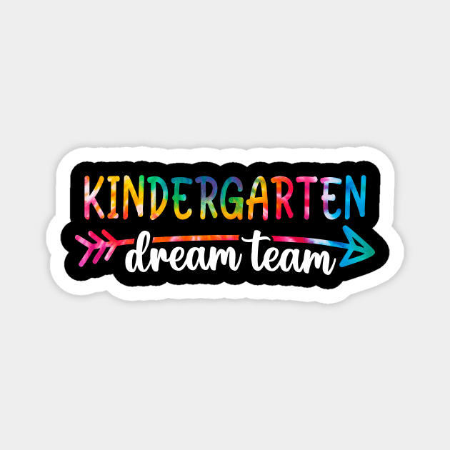 Kindergarten Dream Team Students Teachers Back to School Magnet by Ene Alda