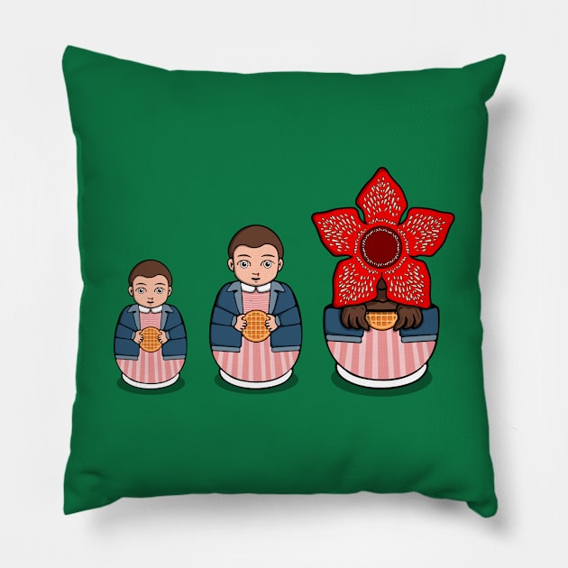 Strange Dolls Pillow by Melonseta