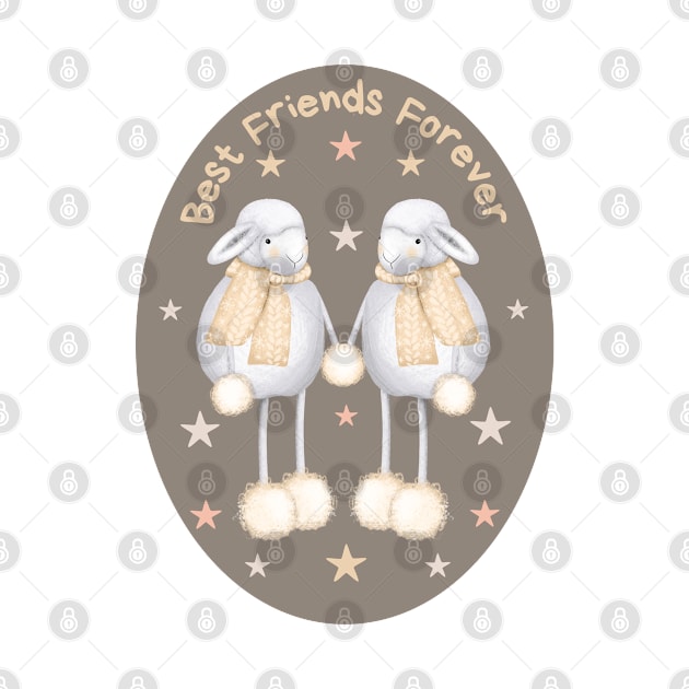 Best Friends Forever Cute Design by Coralgb