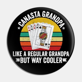 Canasta Grandpa Pin