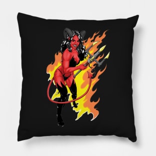 Devil Girl Pillow