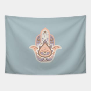 Hamsa Hand - Pearl(June) Tapestry