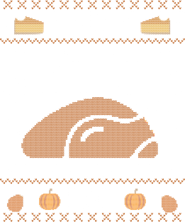 Happy Turkey Day, Ugly Thanksgiving Sweater Magnet