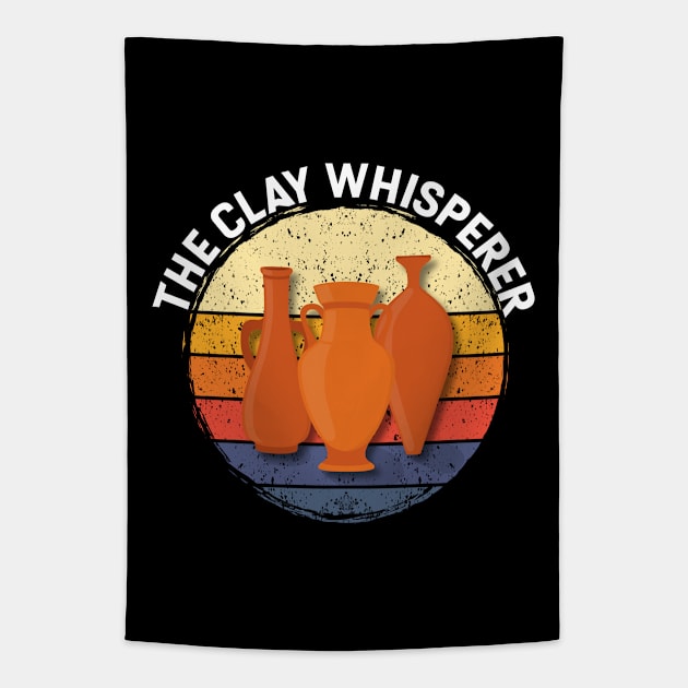 Pottery - The Clay Whisperer Tapestry by Kudostees