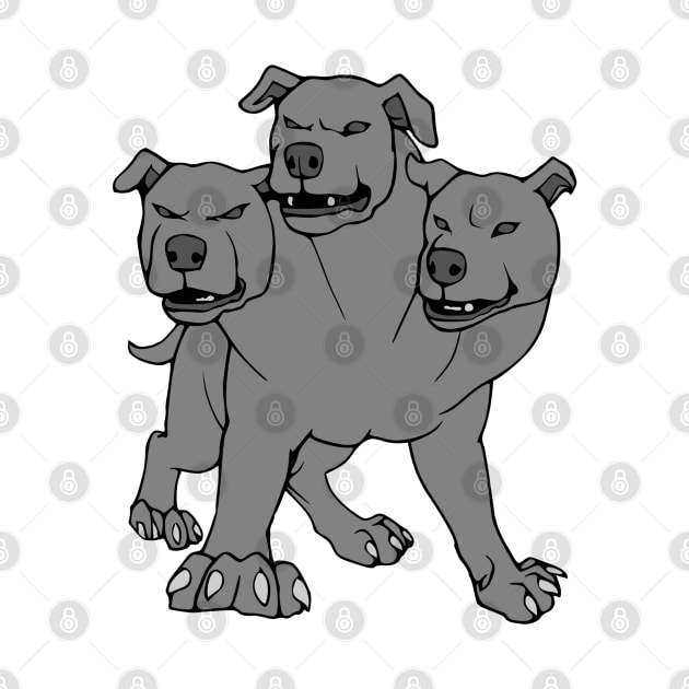 Three-Headed Dog Cerberus by KayBee Gift Shop