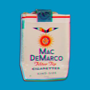 Mac DeMarco Vintage Cigarette Pack Glitched T-Shirt