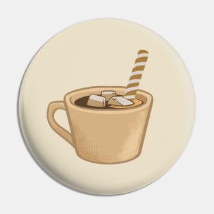 Cute Lovely Cocoa Mug Pin