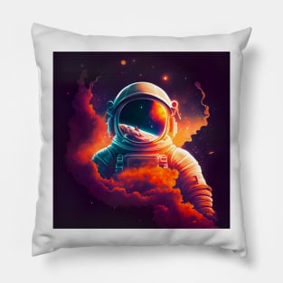 A Celestial Adventurer in the cosmos Pillow