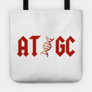 AT GC Vintage AC/DC Molecular Biology genetic code Tote