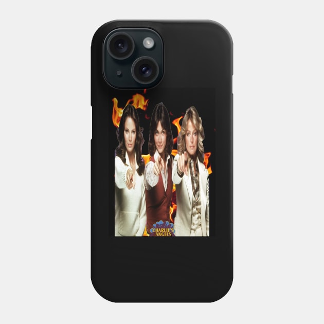 charlies angels Phone Case by fonchi76