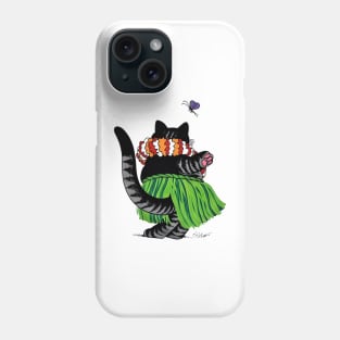 B-Kliban-Cat-Hula-Hawaii Phone Case