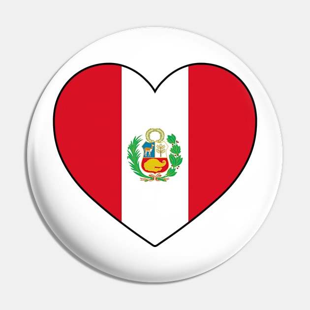 Heart - Peru Pin by Tridaak