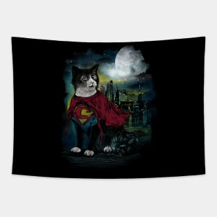 Super meow, Hero of the night Tapestry