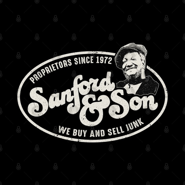 Sanford and Son Worn Logo by Alema Art