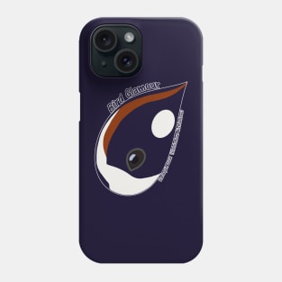 Harlequin Duck (Large Text) Phone Case