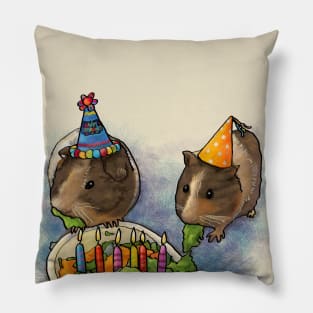 Piggy Power -Guinea Pig Birthday Party Pillow