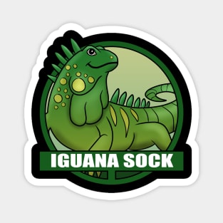 Iguana sock Magnet