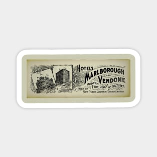 Vintage Hotels Marlborough and Vendome Magnet