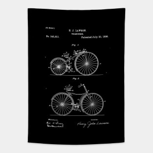 velocipede patent - velocipede Bicycle - Cycling Collection Tapestry