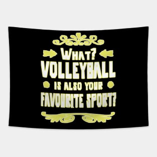 Volleyball beach volleyball double girls Tapestry