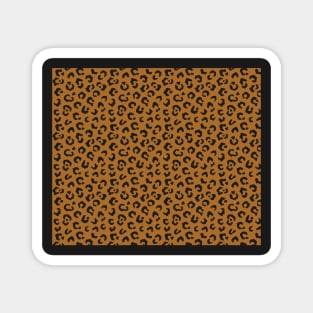 Modern Animal Skin Pattern Leopard Magnet