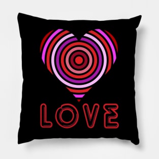 Love Heart,  Beautiful Heart Design That Really Looks Great Pillow