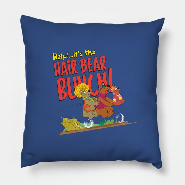 Hair Bear Bunch Pillow by santanafirpo