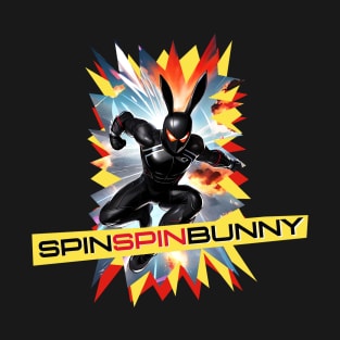SpinSpinBunny Action Star Animated T-Shirt