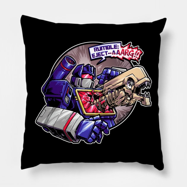 Soundburster Pillow by obvian