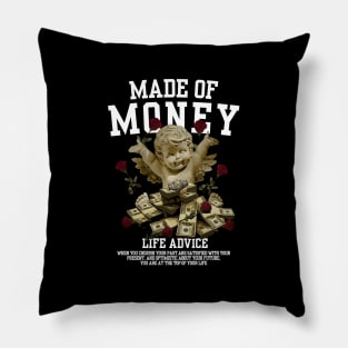 Made of Money Pillow