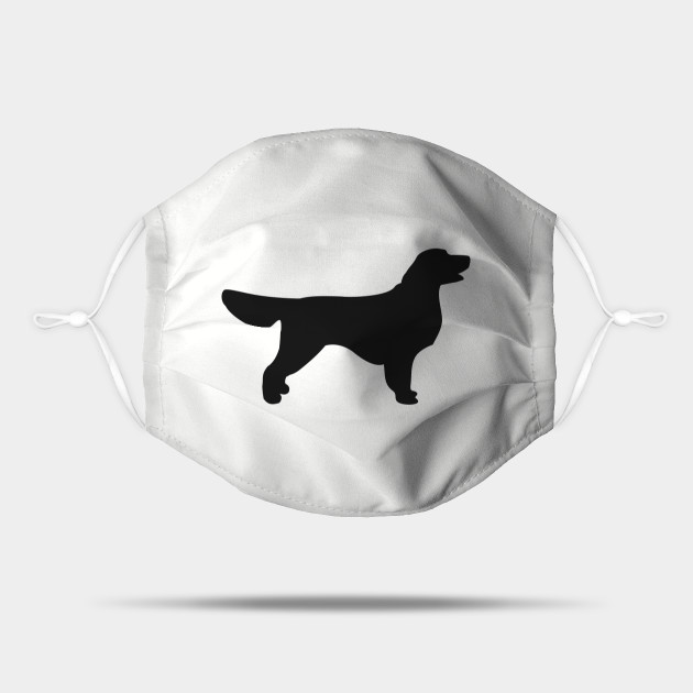 Golden Retriever Black Stencil Silhouette Golden Retriever Dog Mask Teepublic
