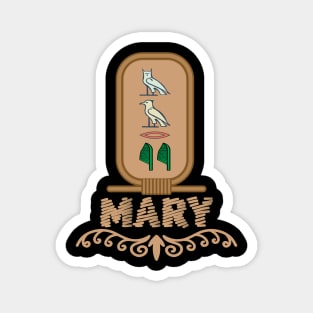 MARY-American names in hieroglyphic letters,  a Khartouch Magnet