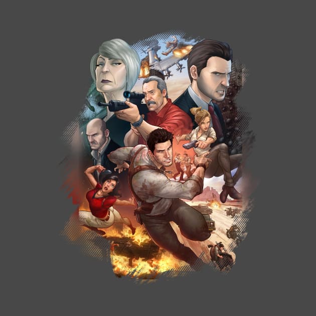 Uncharted 3 by PatrickBrownArt