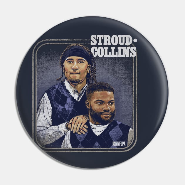 C.J. Stroud & Nico Collins Houston Step Brothers Pin by ClarityMacaws