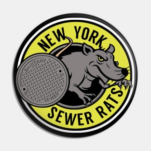 New York Sewer Rats Pin