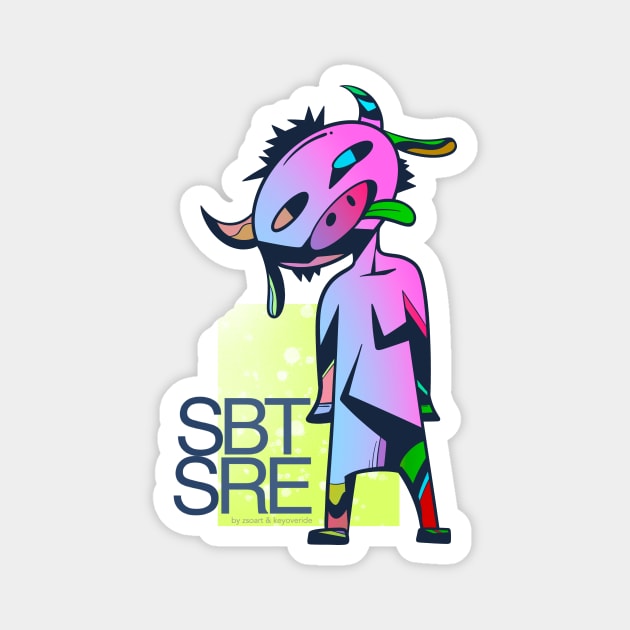 sbtsre cow Magnet by keyoveride