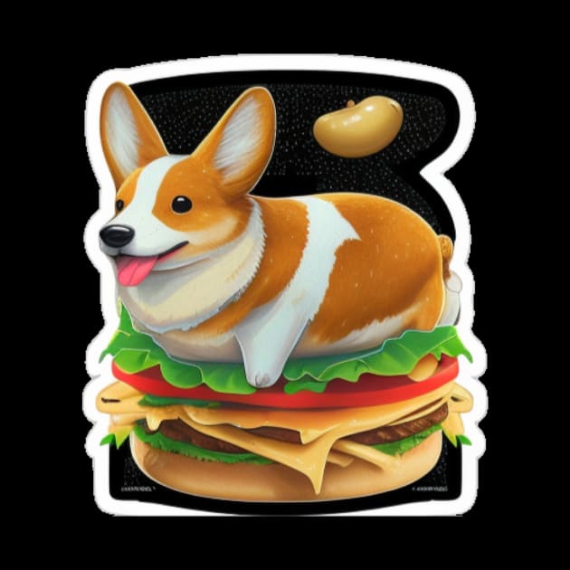 Corgi burger by LIMITLESS 