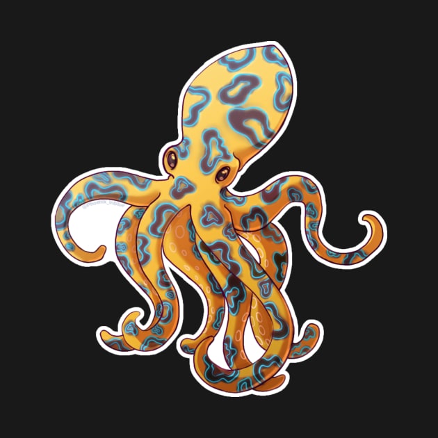 Blue Ringed Baby Octopus by Phoenix-InBlue