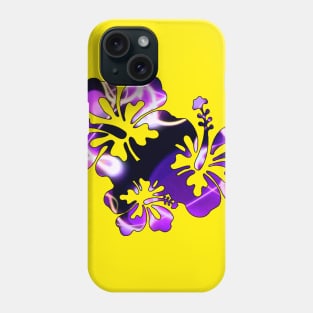 Hibiscus Trio - Purple Phone Case