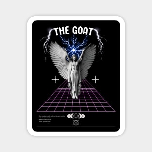 The Goats Angel Lightning Faith Statue Magnet