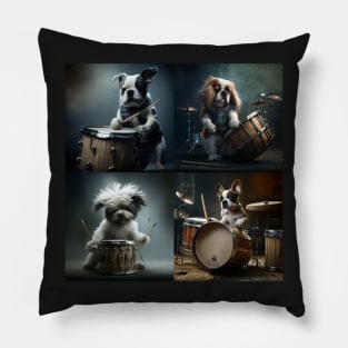 Drummer Dog Pillow