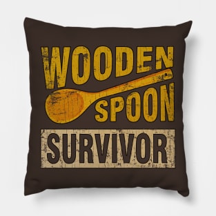 Wooden Spoon Survivor Vintage Pillow