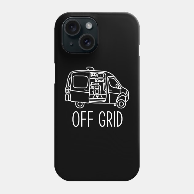 Off grid sprinter van Phone Case by Tofuvanman