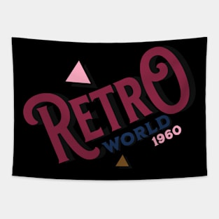 Retro World 1960 Tapestry