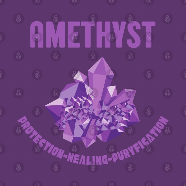 Amethyst Spirituality by Souls.Print