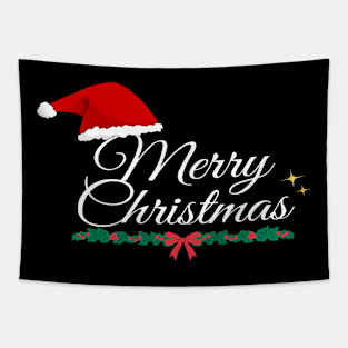 Merry Christmas | Merry Xmas | Happy Holidays | Festive Decorations Tapestry