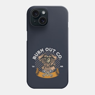 Burn Out Gear Head Garage Phone Case