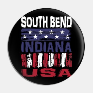 South Bend Indiana USA T-Shirt Pin