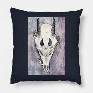 antelope skull Pillow
